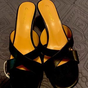 Open toe Kitten Heel dress sandals size 7